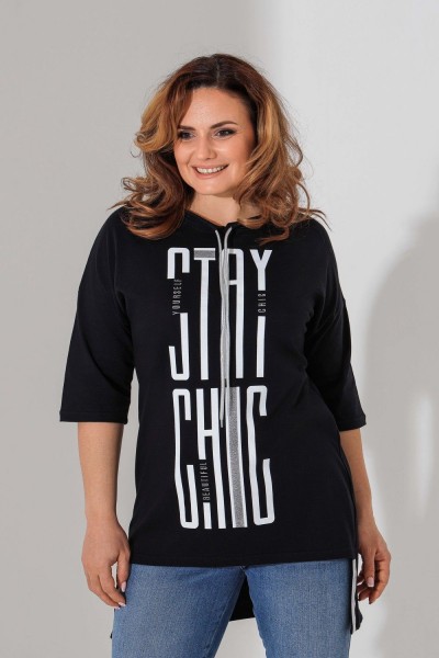 Туника 50541 - черный (НТ)