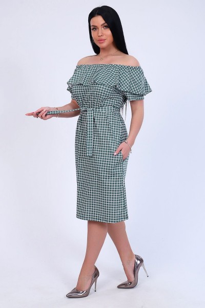 Платье 71064 - темно-зеленый (НТ)