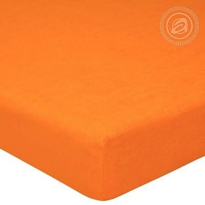 Простыня махровая - на резинке Апельсин Арт