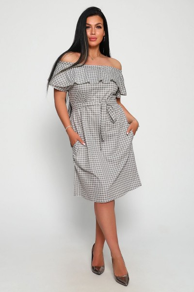 Платье 71064 - серый (НТ)