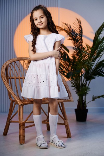 Платье 9184 детское - белый (НТ)