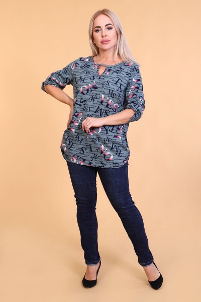 Туника Сара - яблочный (НТ)