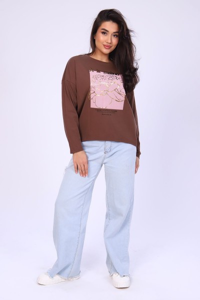 Туника 80013 - шоколад (НТ)