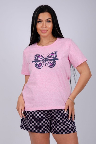 Пижама Бабочка - розовый (НТ)