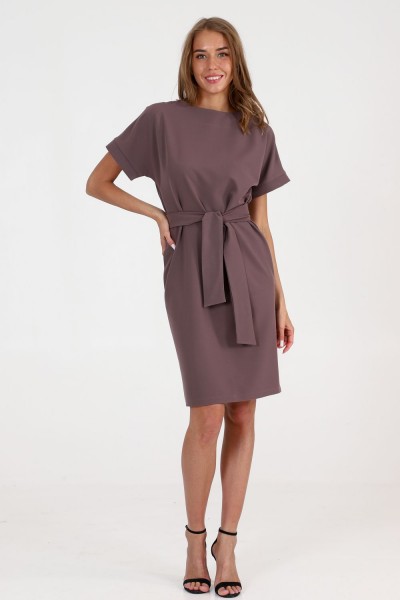 Платье П029 - светло-коричневый (НТ)