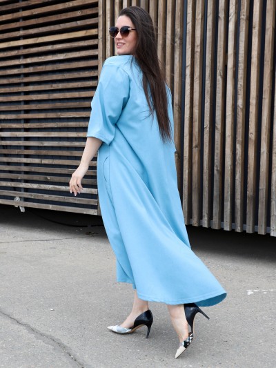 Платье Грация голубой (ВСЕ)