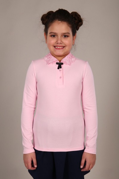 Блузка для девочки Рианна Арт.13180 - светло-розовый (НТ)