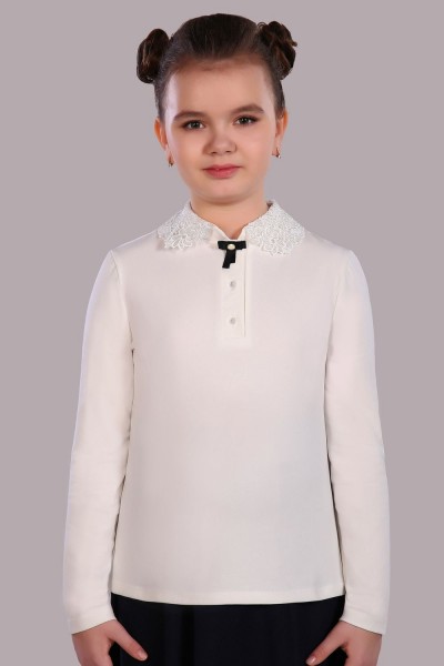 Блузка для девочки Рианна Арт.13180 - крем (НТ)
