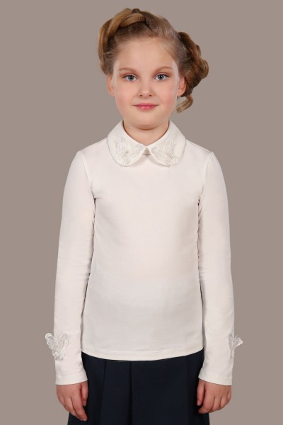Блузка для девочки Камилла арт. 13173 - крем (НТ)