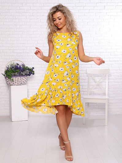 Платье Белиссимо желтый (AD)
