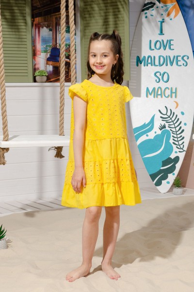 Платье 9184 детское - желтый (НТ)