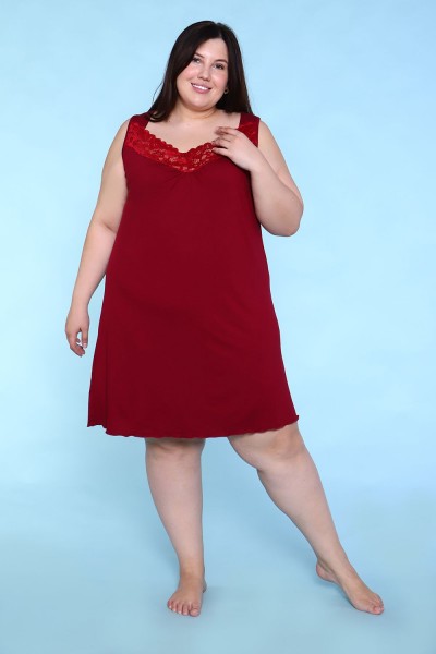 Сорочка 6420 - бордовый (НТ)