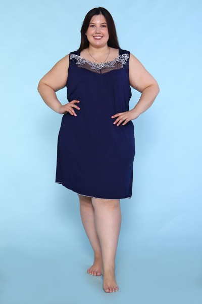 Сорочка 6420 - синий (НТ)