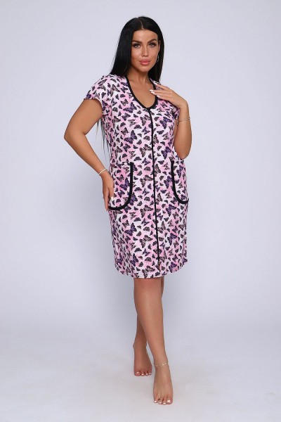 Халат 39029 - розовый (НТ) Халат 39029 - розовый (НТ)