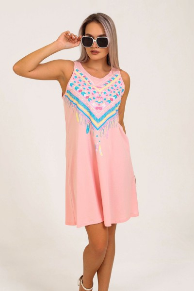 Платье 50550 - розовый (НТ)