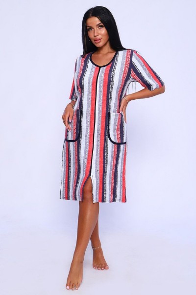 Халат махра 39031 - полоса (НТ)