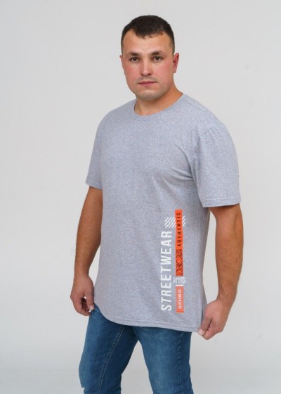 футболка мужская Норд - серый меланж (НТ)