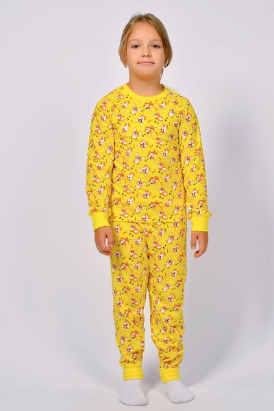 Пижама детская 91223 - желтый корги (НТ)