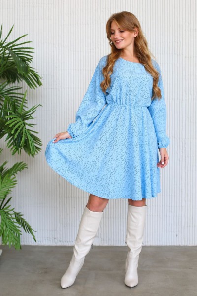 Платье 22264 - голубой (НТ)