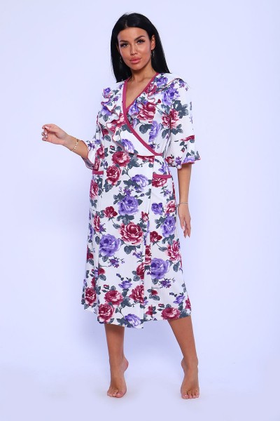 Халат 78531 - белый (НТ)