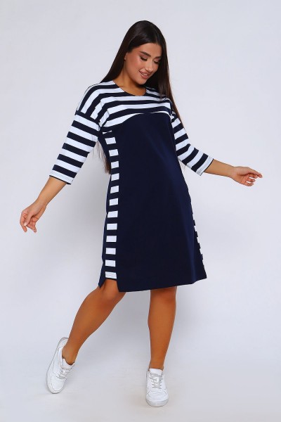Платье 24274 - темно-синий (НТ)