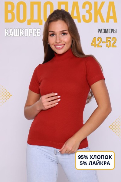 Водолазка 42349 - терракотовый (НТ)
