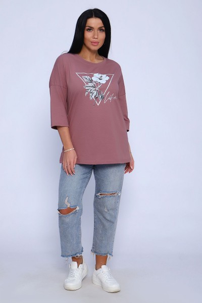 Туника 80025 - лиловый (НТ)