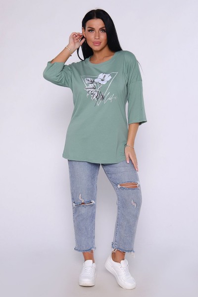 Туника 80025 - фисташка (НТ)