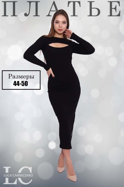 Платье 86073 - черный (НТ)