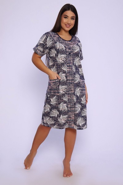 Платье Ждана - сине-белый (НТ)