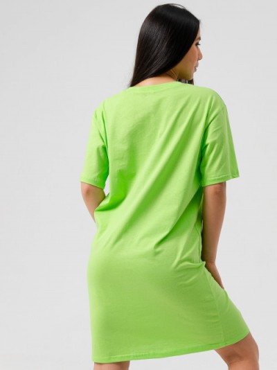 Платье Счастье зеленый (LB)