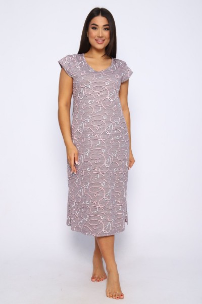 Платье 015 Бренд Rozhkova KV - пудра (НТ)