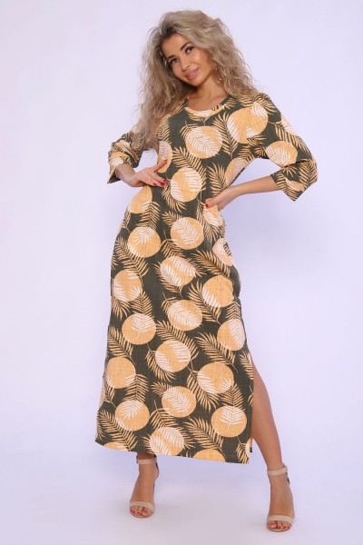 Платье 89391 - оранжевый (НТ)