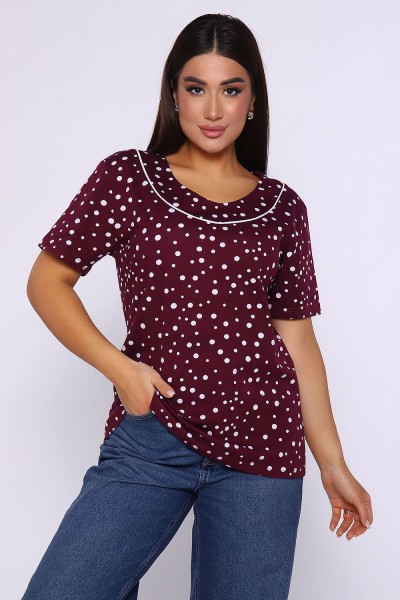 Туника 24281 - бордовый (НТ)