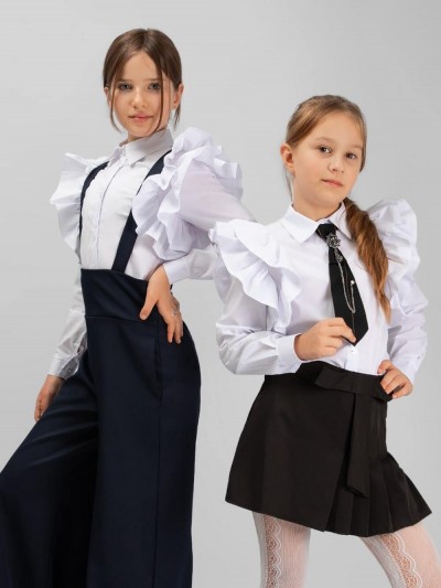 Блузка для девочки SP021 - белый (НТ)