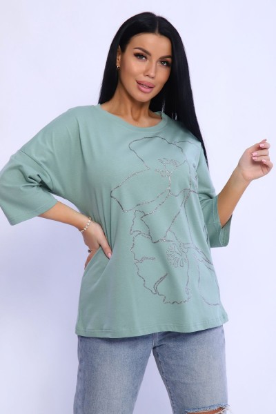 Туника 80028 - фисташка (НТ)