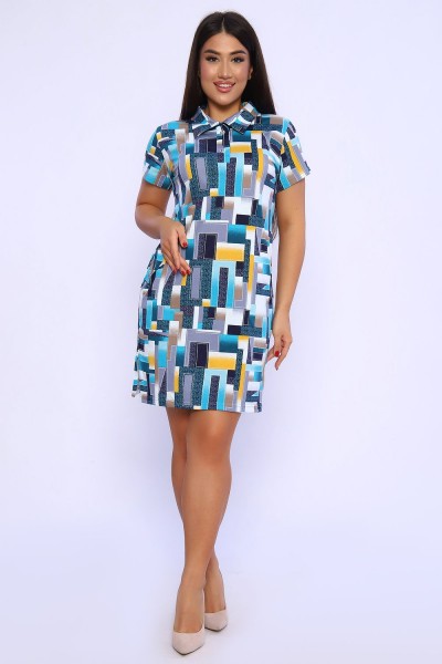Платье 026 - бирюза (НТ)