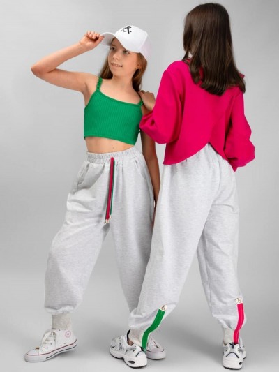 Брюки спортивные SP2711 - светло-серый (НТ)