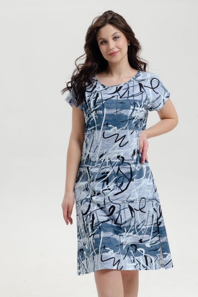 Платье 032 - голубой (НТ)