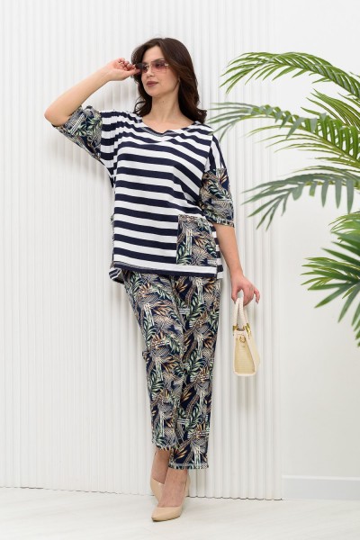 Костюм женский 9220 - синий (НТ) Костюм женский 9220 - синий (НТ)