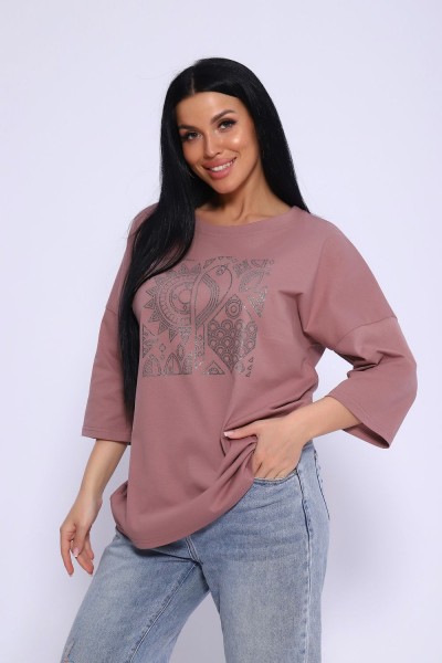 Туника 80030 - лиловый (НТ)