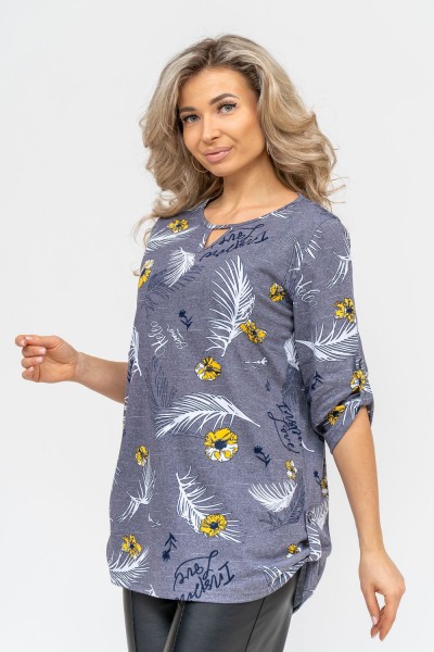 Туника 36726 - серый (НТ)