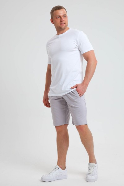 22280 Шорты мужские - серо-фиолетовый (НТ)