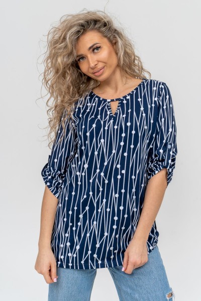 Туника 36741 - темно-синий (НТ)