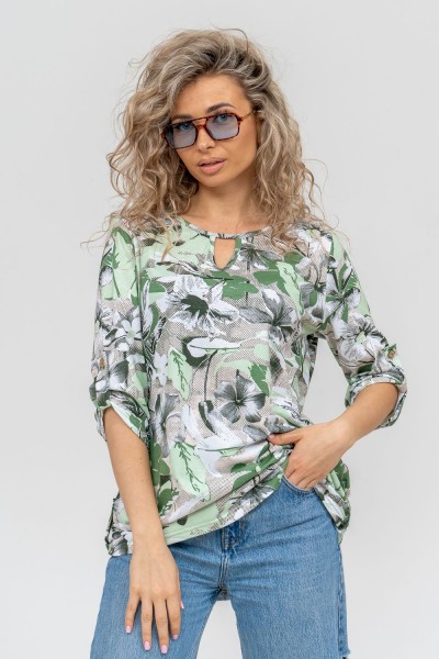 Туника 36756 - зеленый (НТ)