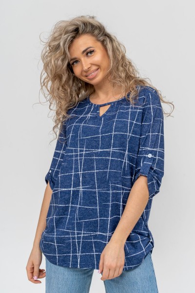 Туника 36758 - джинс (НТ)