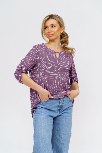 Туника 36762 - бордовый (НТ)