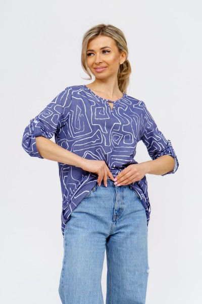 Туника 36762 - синий (НТ)