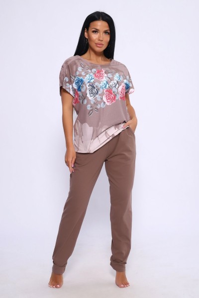 Костюм 65072 - бежевый (НТ) Костюм 65072 - бежевый (НТ)