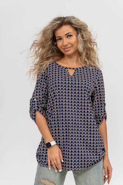 Туника 36789 - темно-синий (НТ)